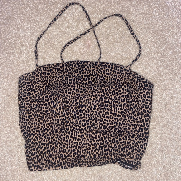 Garage Leopard Print Strappy Cami - Picture 2 of 4
